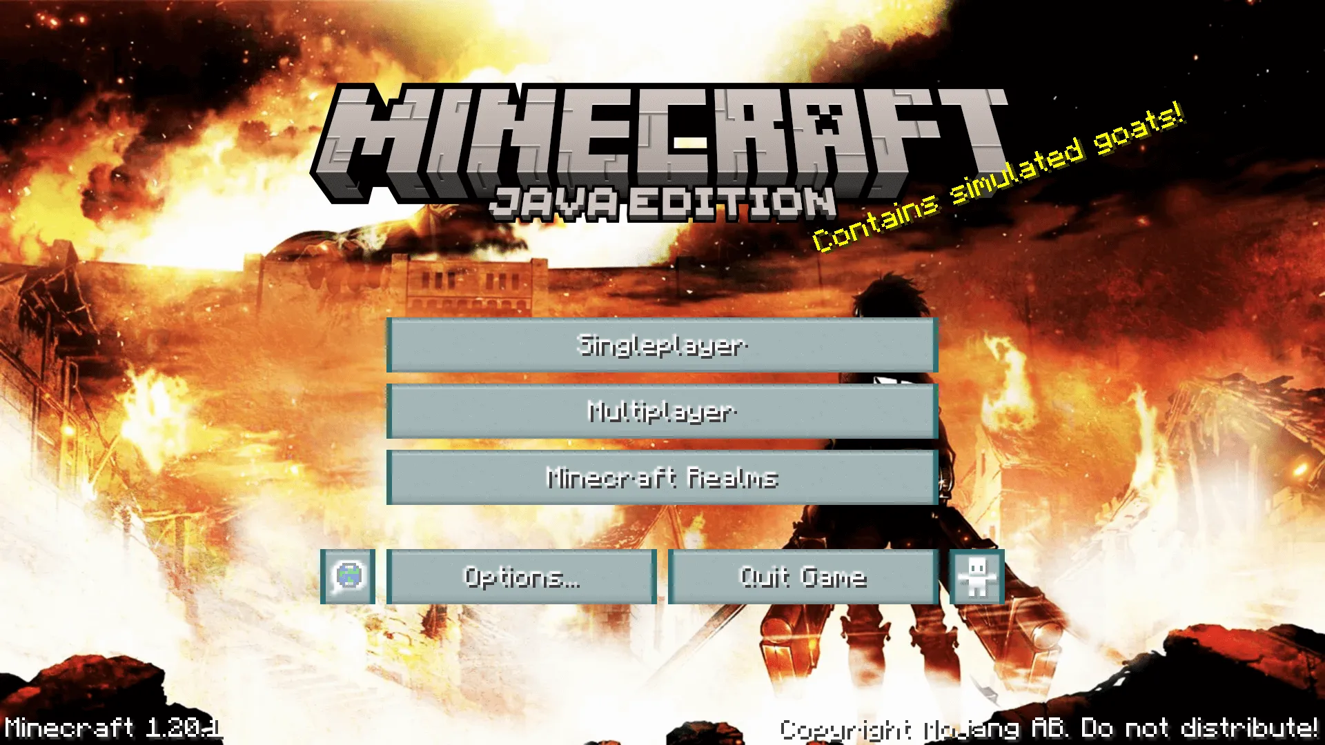 Attack on Titan GUI Pack, Текстуры, Minecraft