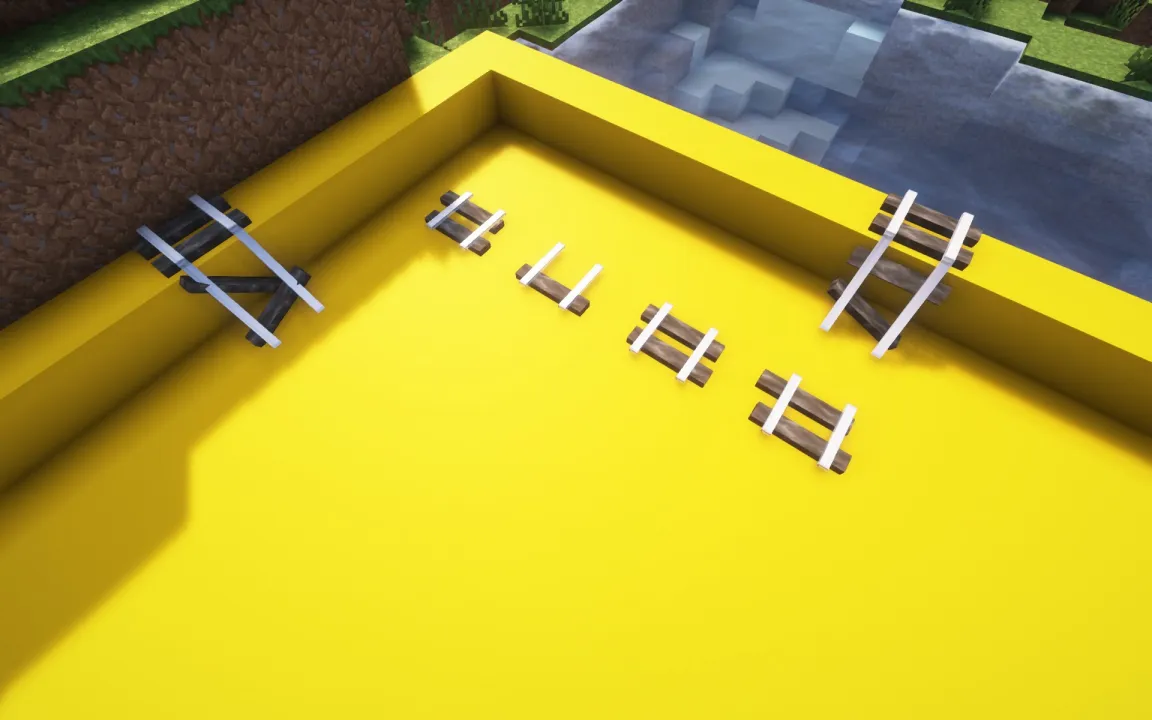 Rickety Acacia Log Rail (3d models), Текстуры, Minecraft