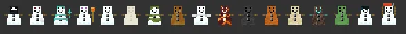 Snow Man Update, Моды, Minecraft