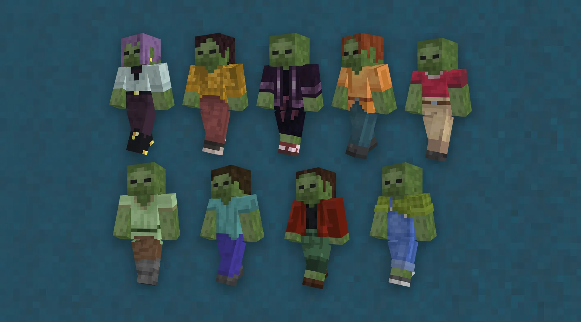 DefaultZombies — скриншот 1 (Текстуры, Minecraft)