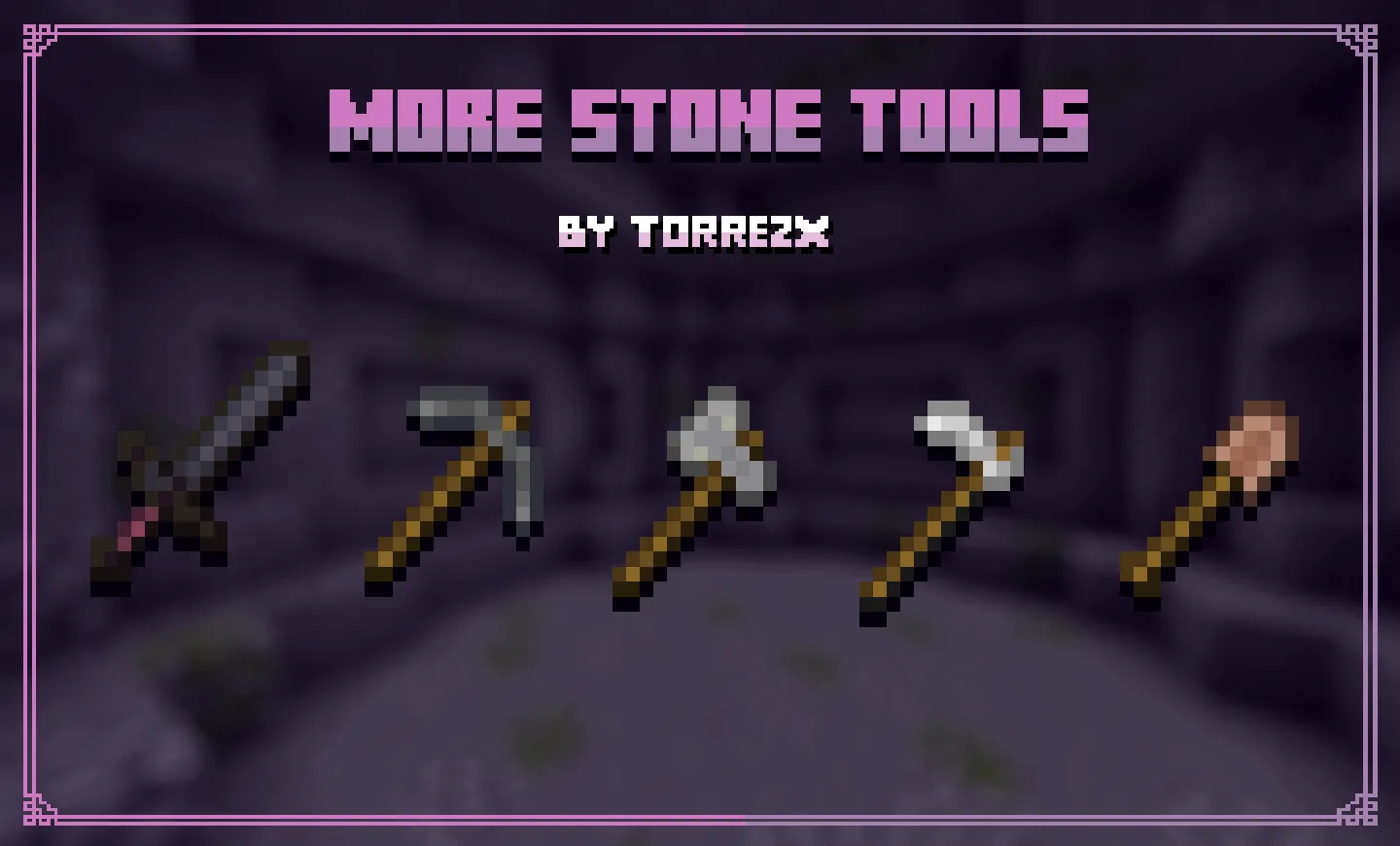 Torrezx-More stone tools — скриншот 2 (Текстуры, Minecraft)