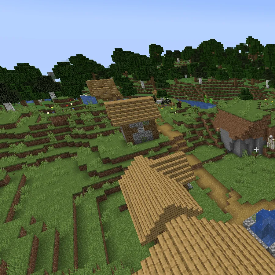 Custom old world in new — скриншот 1 (Дата-паки, Minecraft)