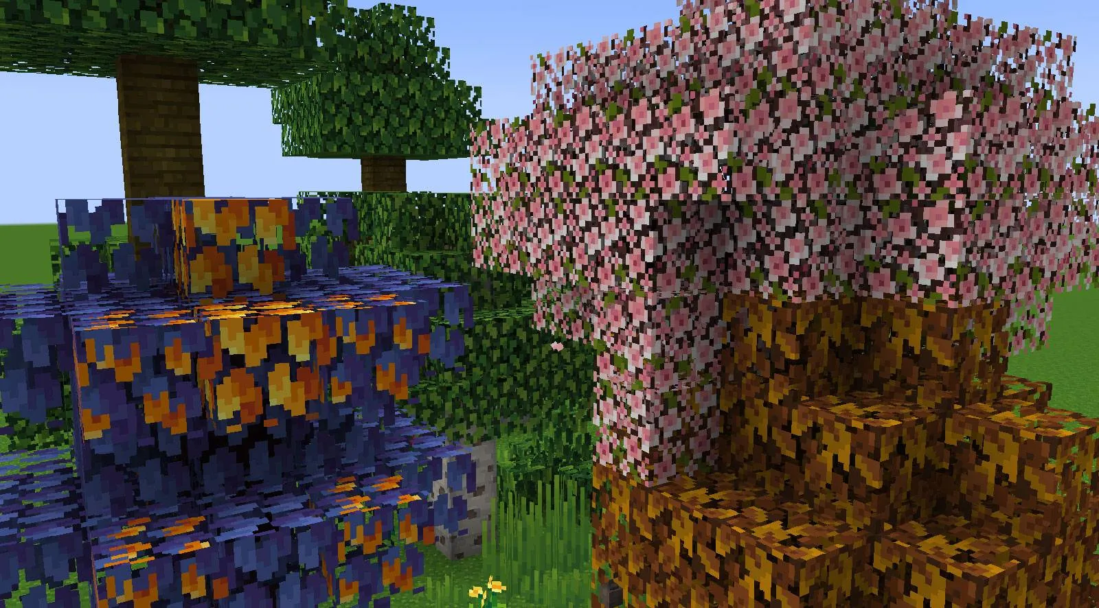 Whimscape Leaves x Cobblemon — скриншот 3 (Текстуры, Minecraft)
