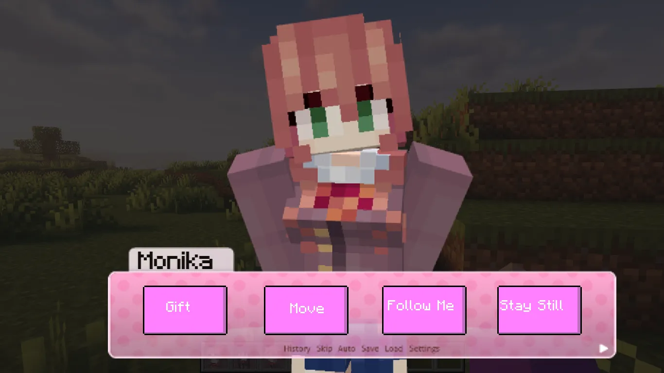 Doki Doki Literature Club - DDLC — скриншот 4 (Моды, Minecraft)