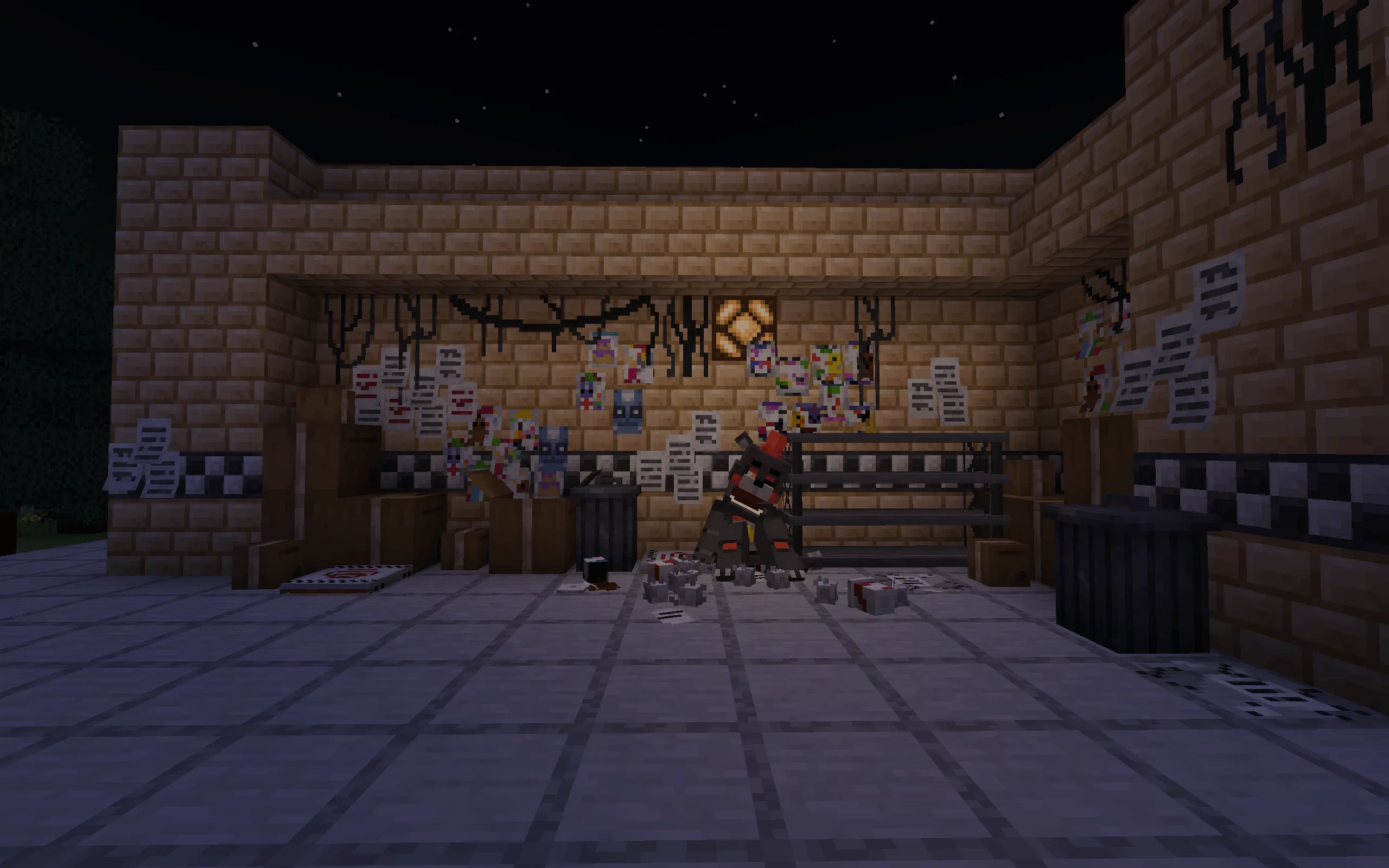 Freddy Fazbear's Pizzeria, Карты, Minecraft