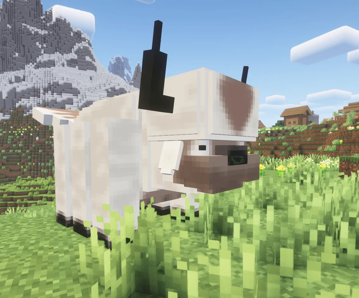 Appa from Avatar as ravager  — скриншот 2 (Текстуры, Minecraft)