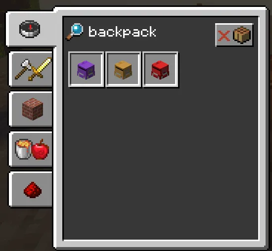 Zero Inventory Problems - ZIP Backpacks — скриншот 1 (Плагины, Minecraft)