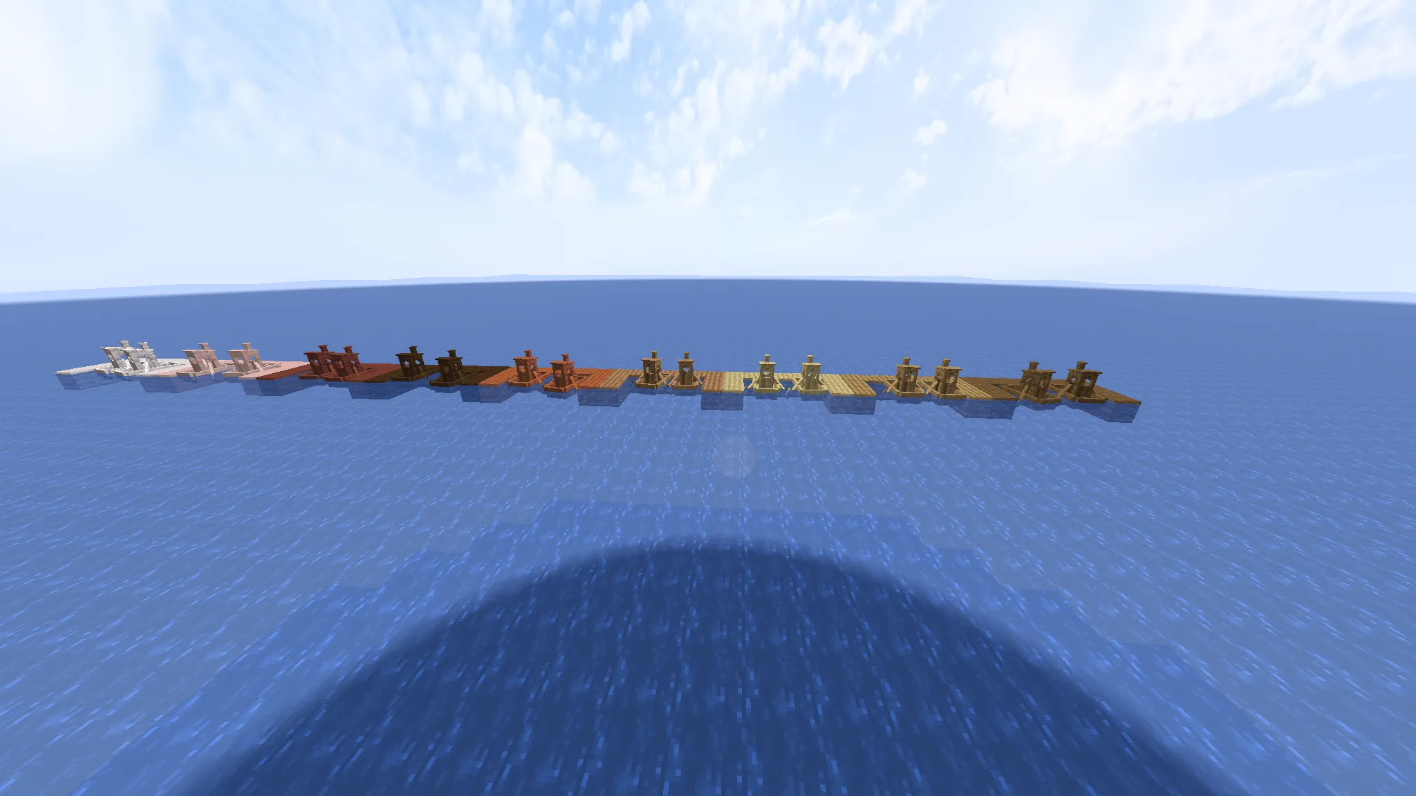 benchy boats, Текстуры, Minecraft