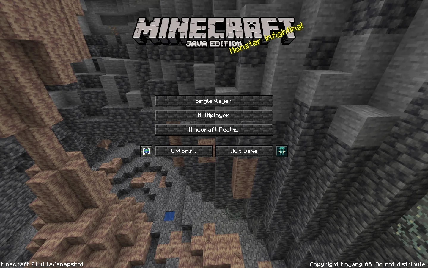 Cave Menu [Title Screen Panorama & More], Текстуры, Minecraft