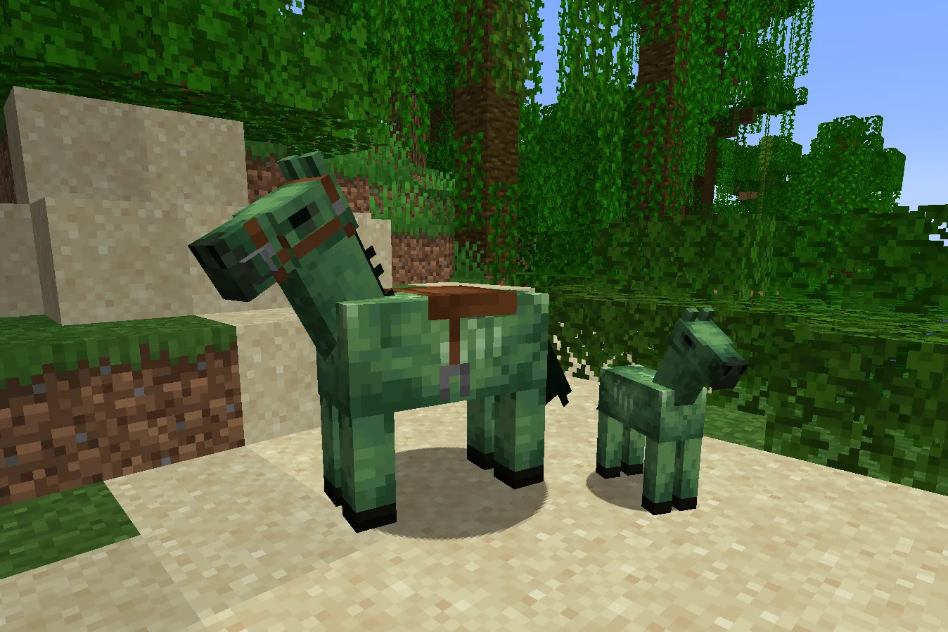 Zombie Horse Summon — скриншот 1 (Моды, Minecraft)