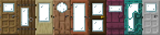 Glass Door & Trapdoor — скриншот 3 (Текстуры, Minecraft)
