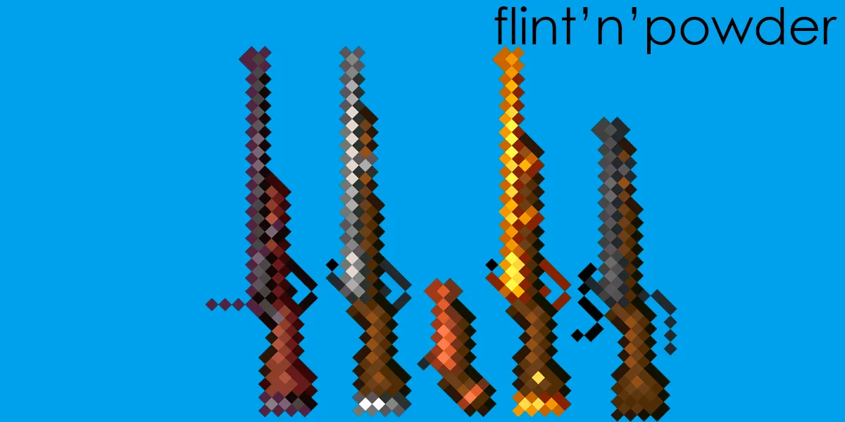 Flint'N'Powder — скриншот 9 (Моды, Minecraft)