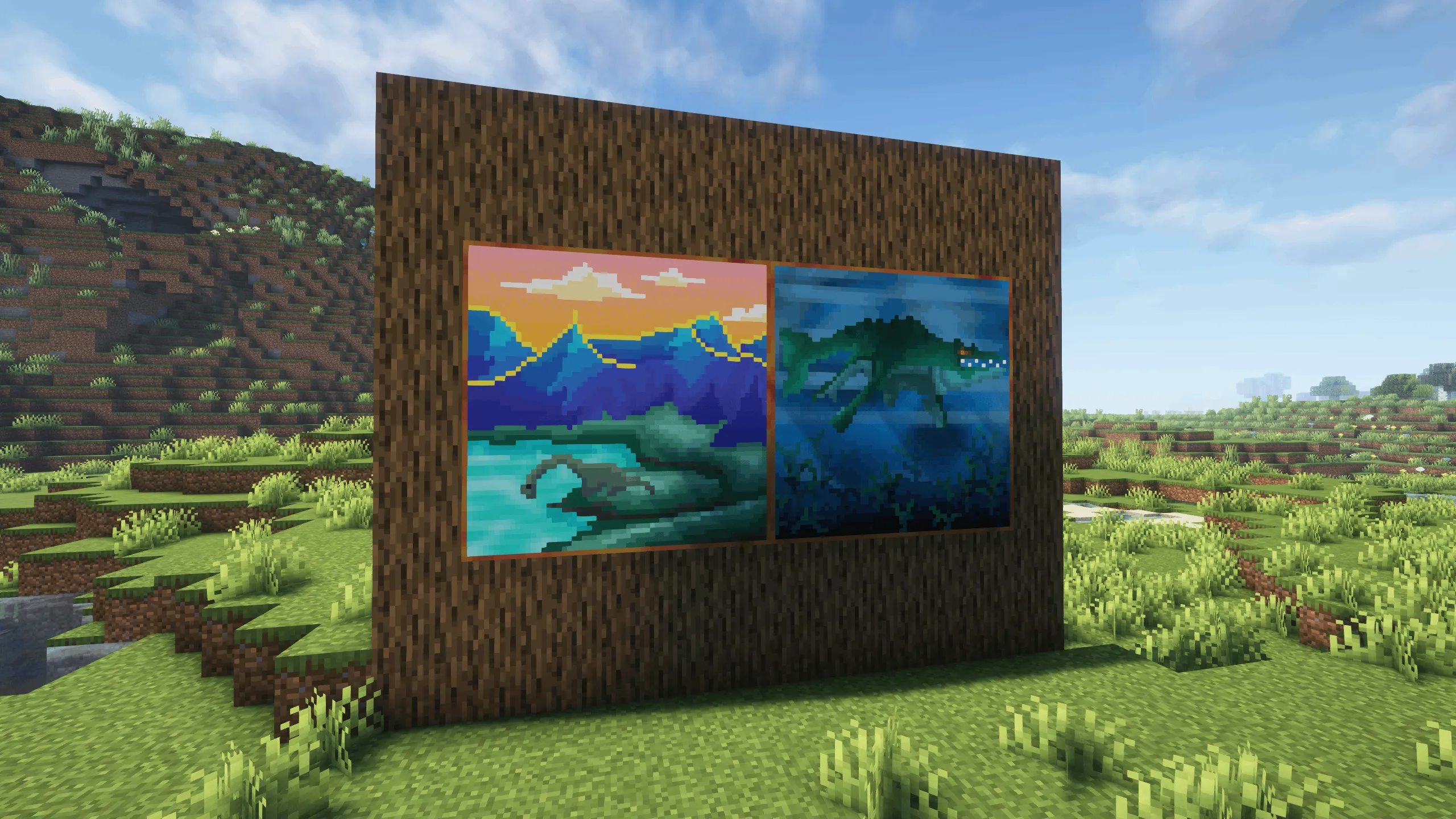 Prehistoric Paintings - Dinosaurs, Landscapes..., Моды, Minecraft
