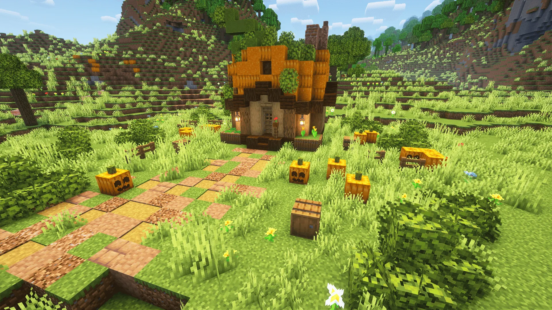 Cute Pumpkin, Текстуры, Minecraft