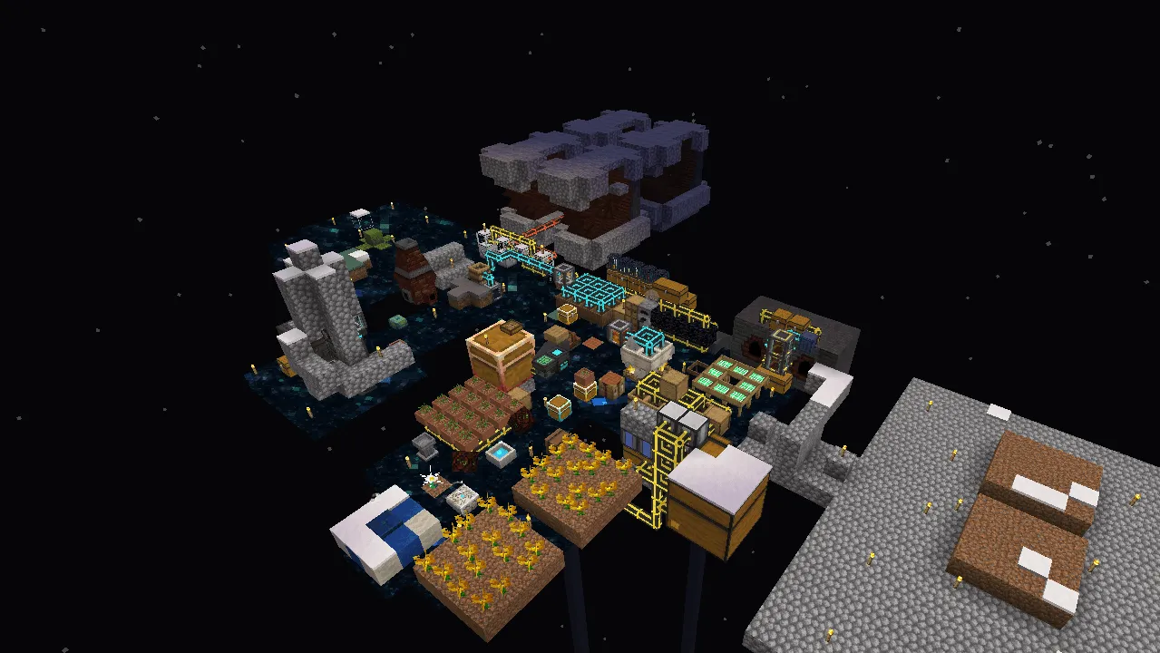 Sandbox in a Vacuum I SiaV, Модпаки, Minecraft