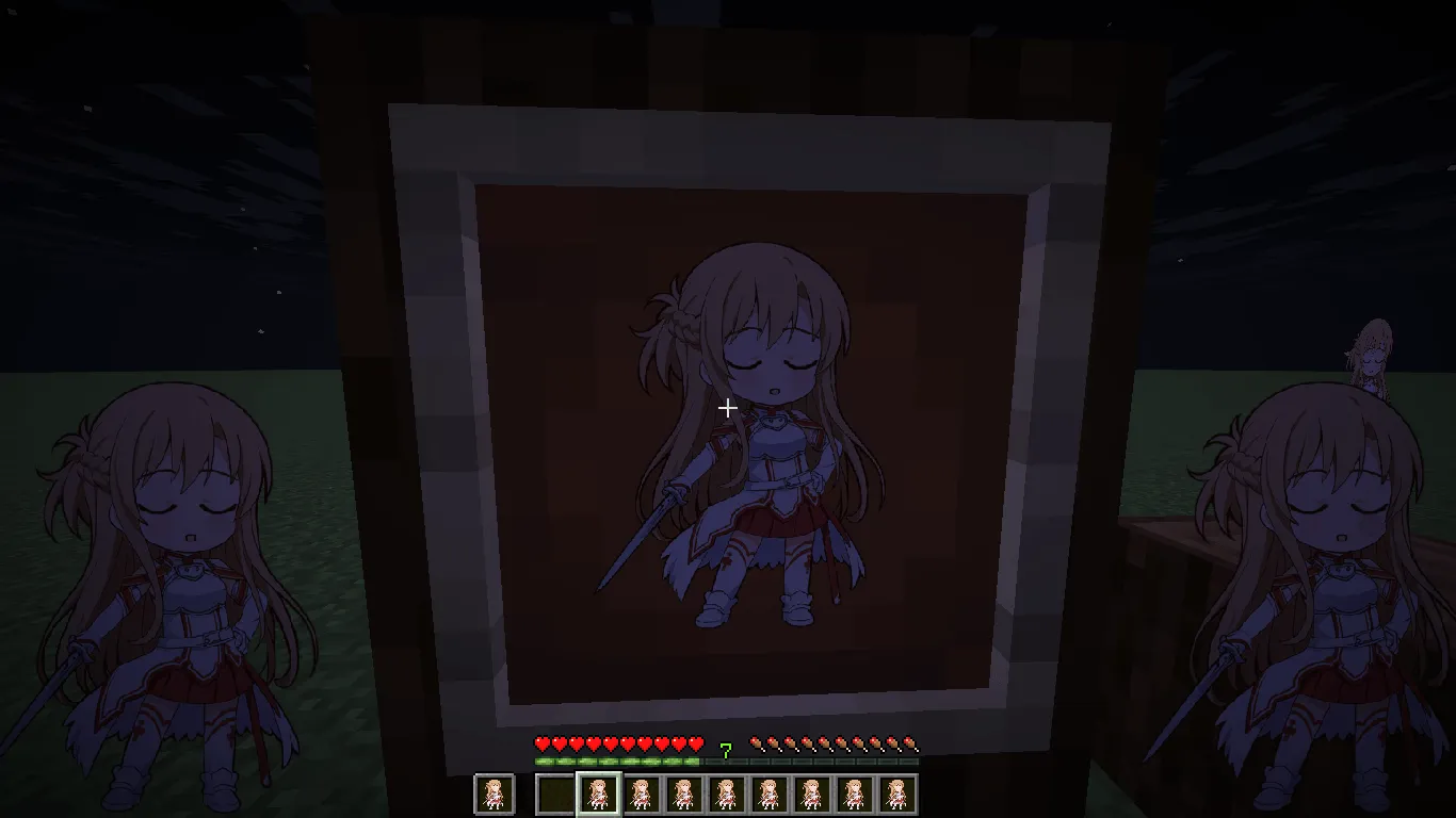 Chibi Asuna Totem — скриншот 5 (Текстуры, Minecraft)