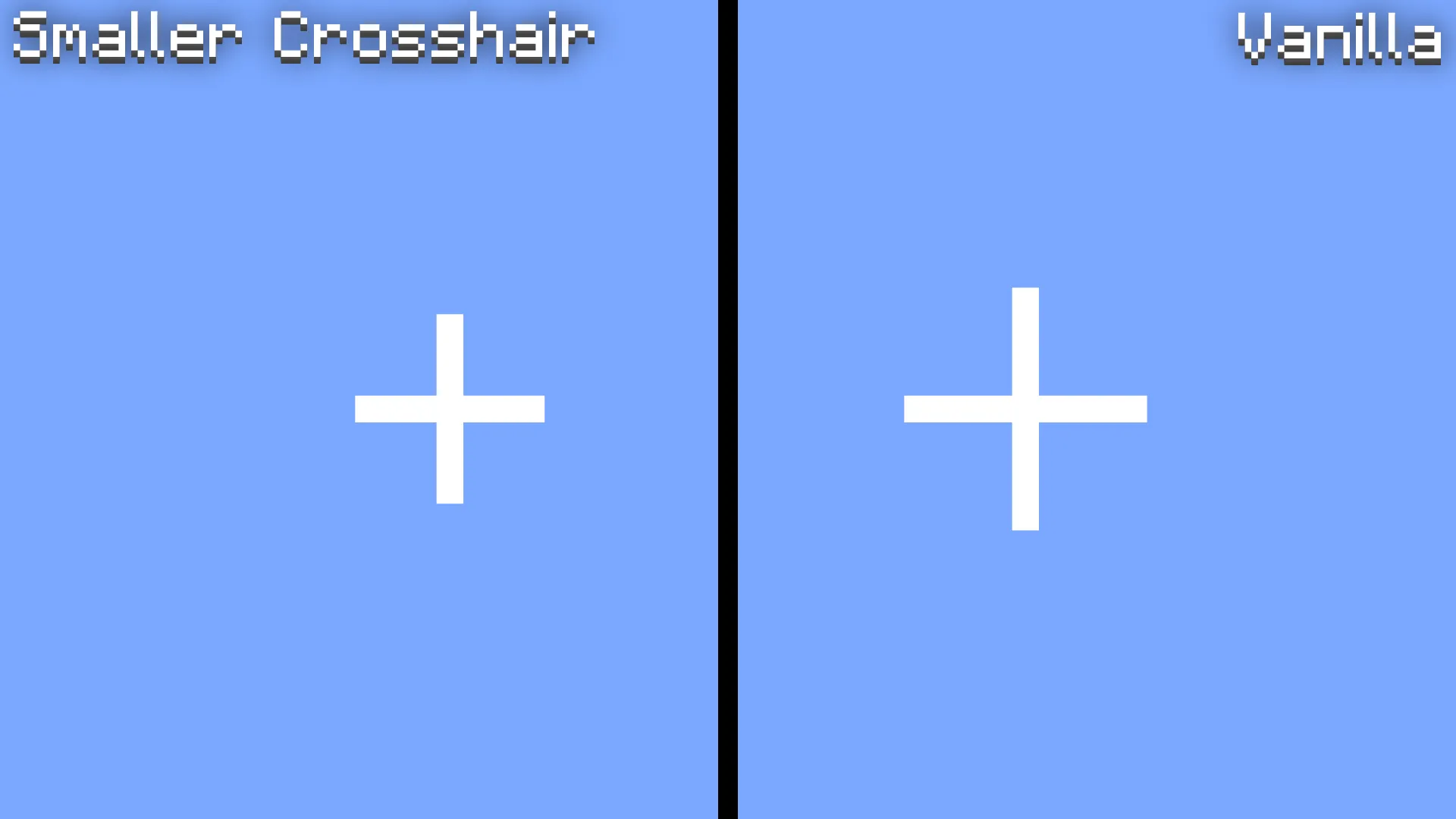 Smaller Crosshair, Текстуры, Minecraft