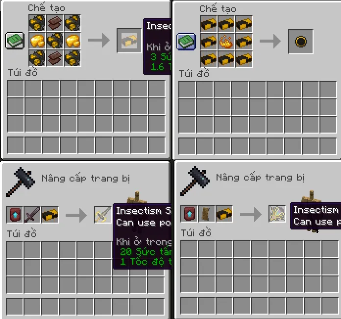 Chaos Materials, Моды, Minecraft