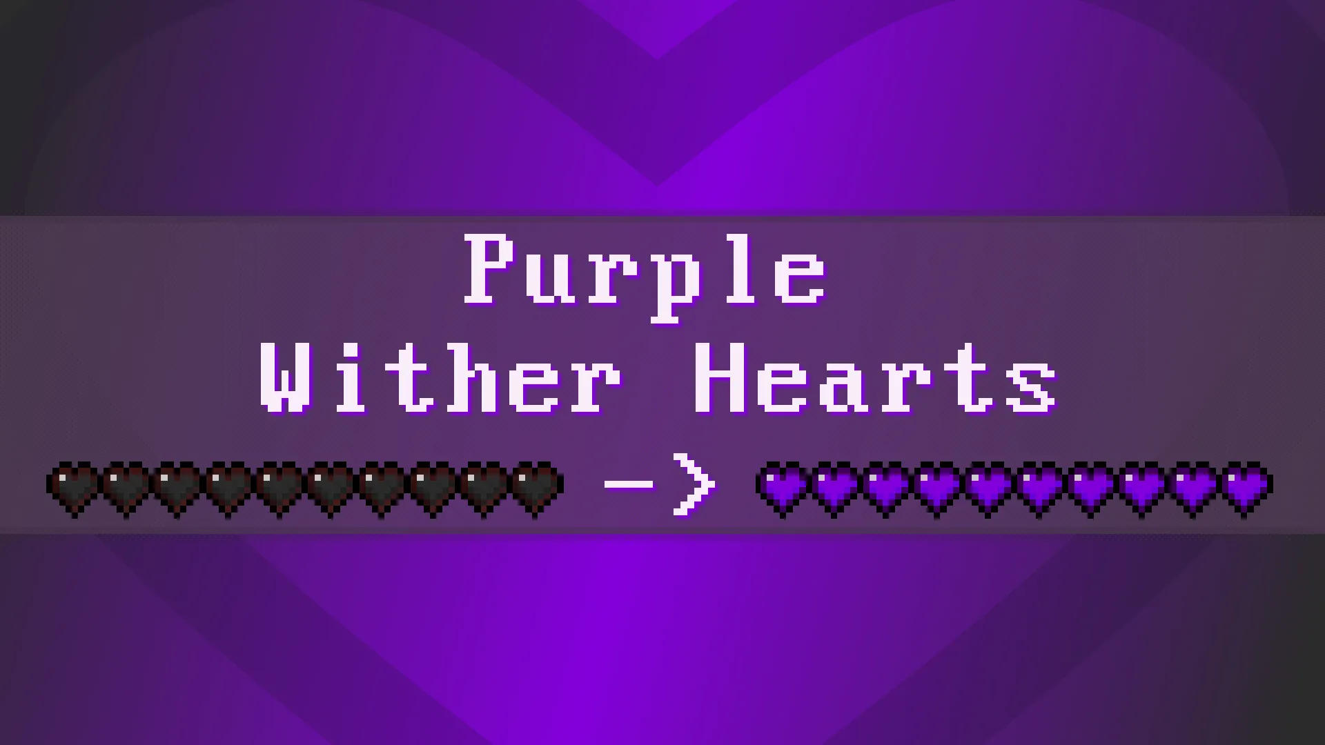 BlubWolf's Purple Wither Hearts 💜, Текстуры, Minecraft