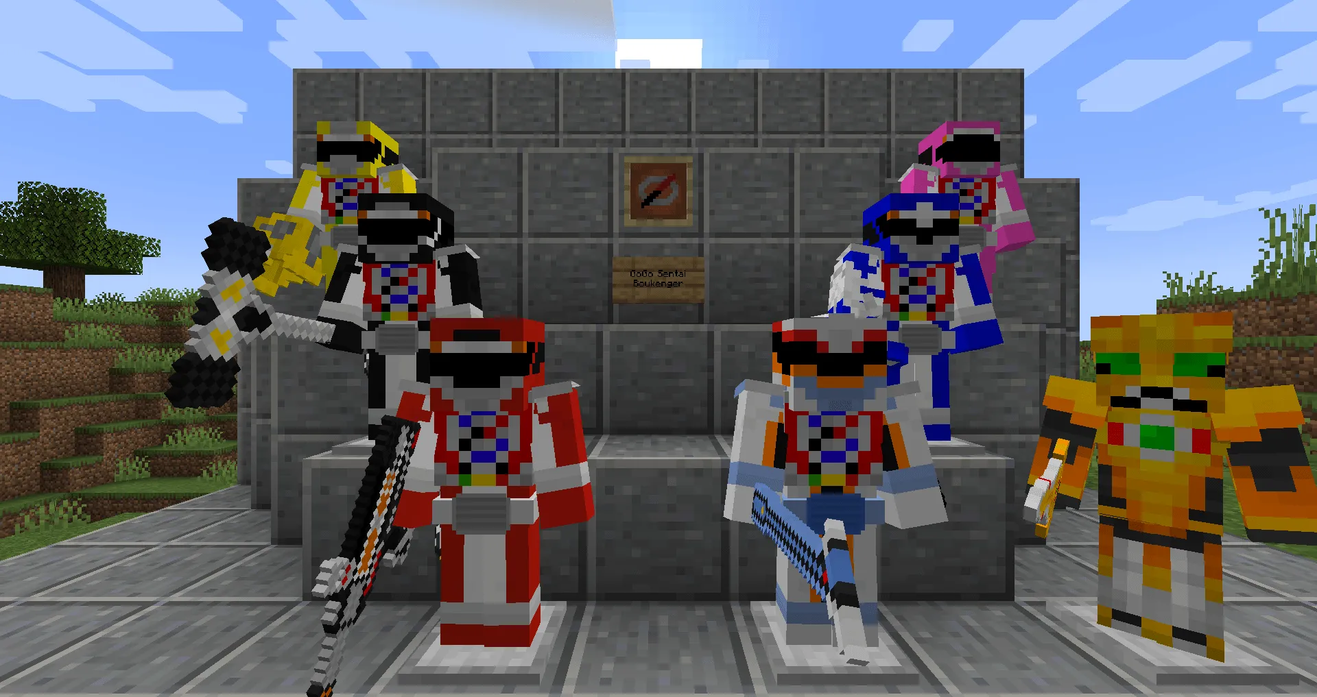 Super Sentai Craft, Моды, Minecraft