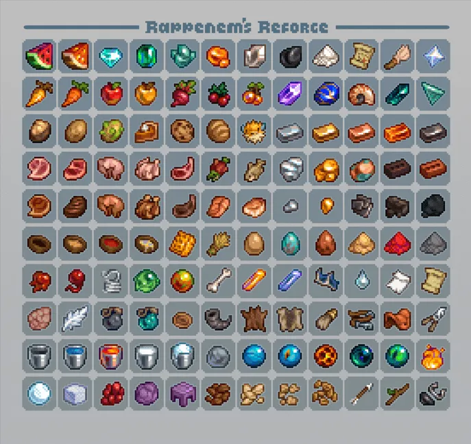 Rappenem's Reforge, Текстуры, Minecraft