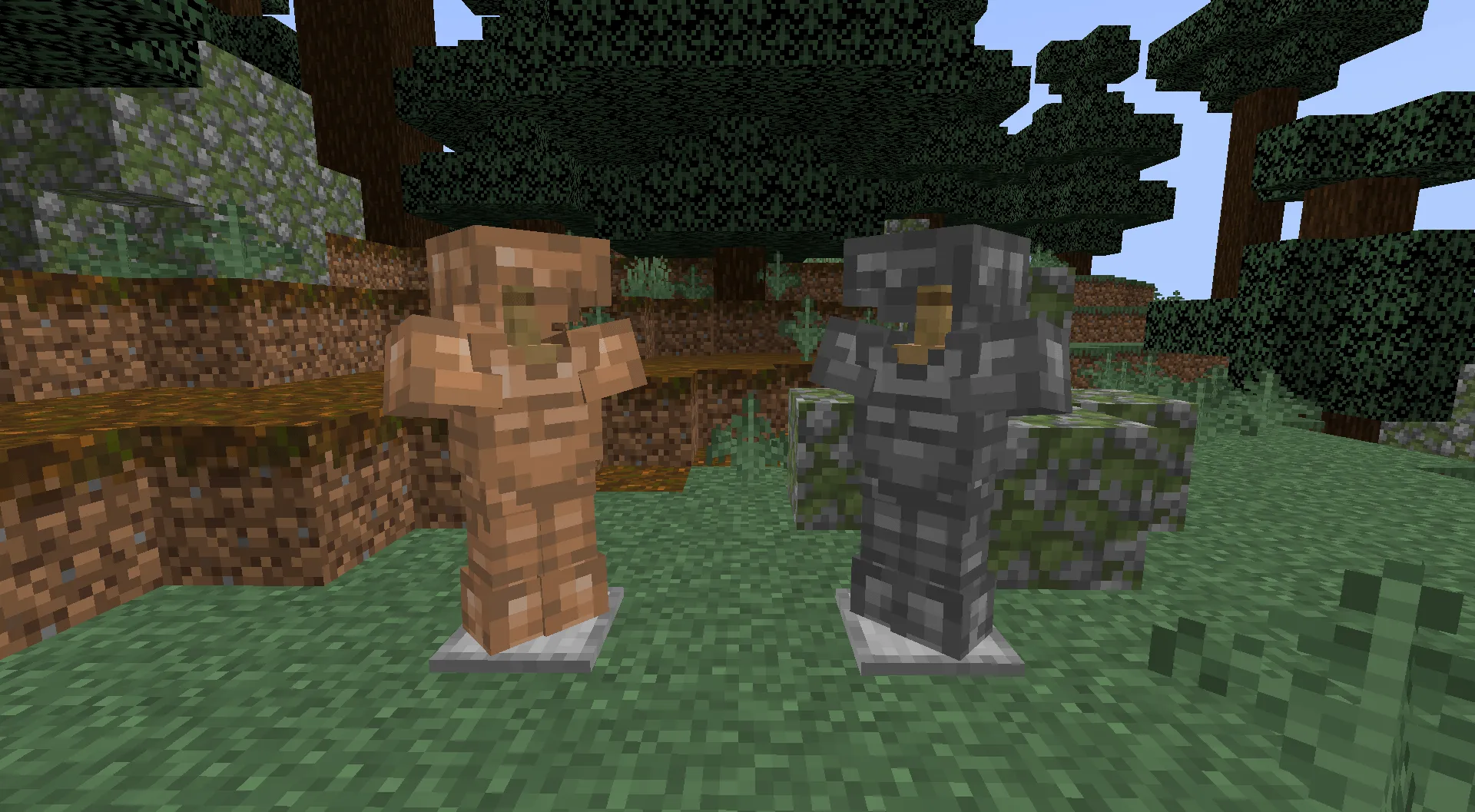 Daryl's Wood and Stone Armor — скриншот 1 (Моды, Minecraft)