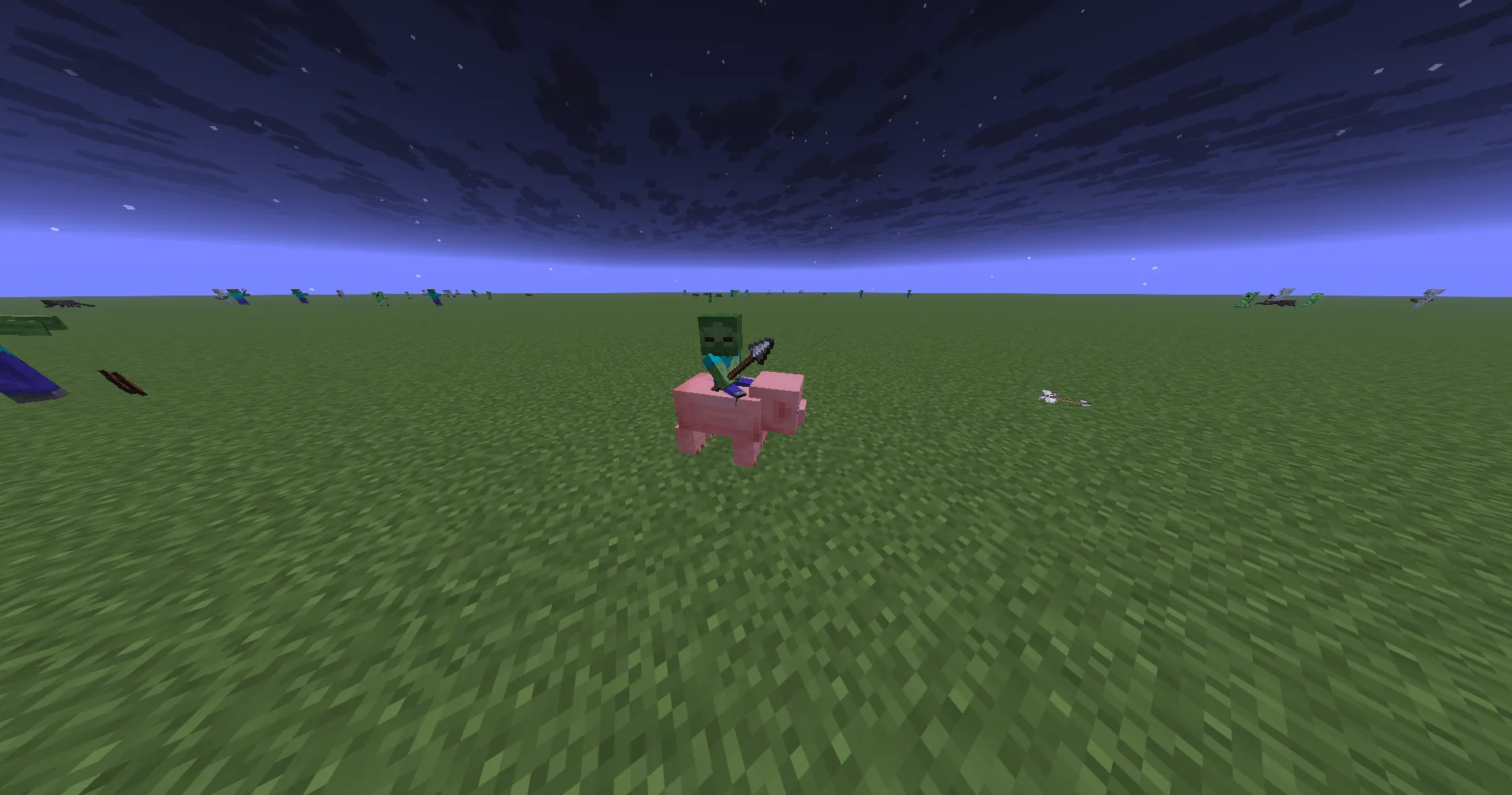 Baby Zombie Mounts — скриншот 3 (Моды, Minecraft)