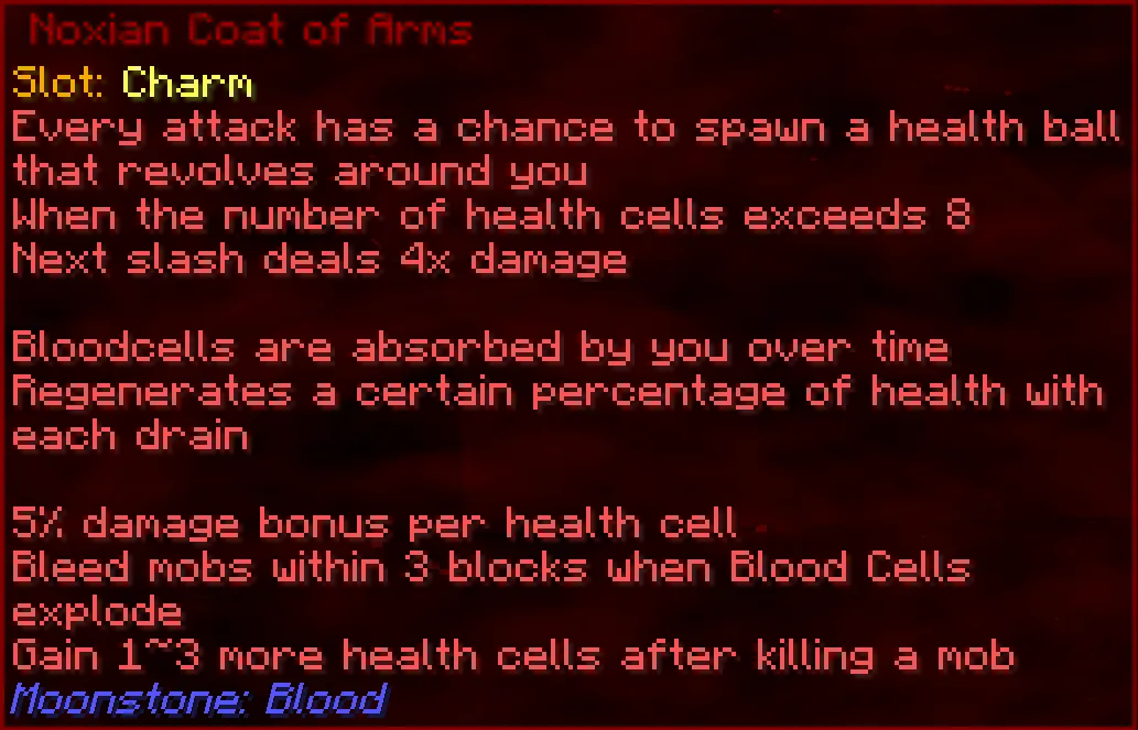 Moonstone ：Blood — скриншот 4 (Моды, Minecraft)