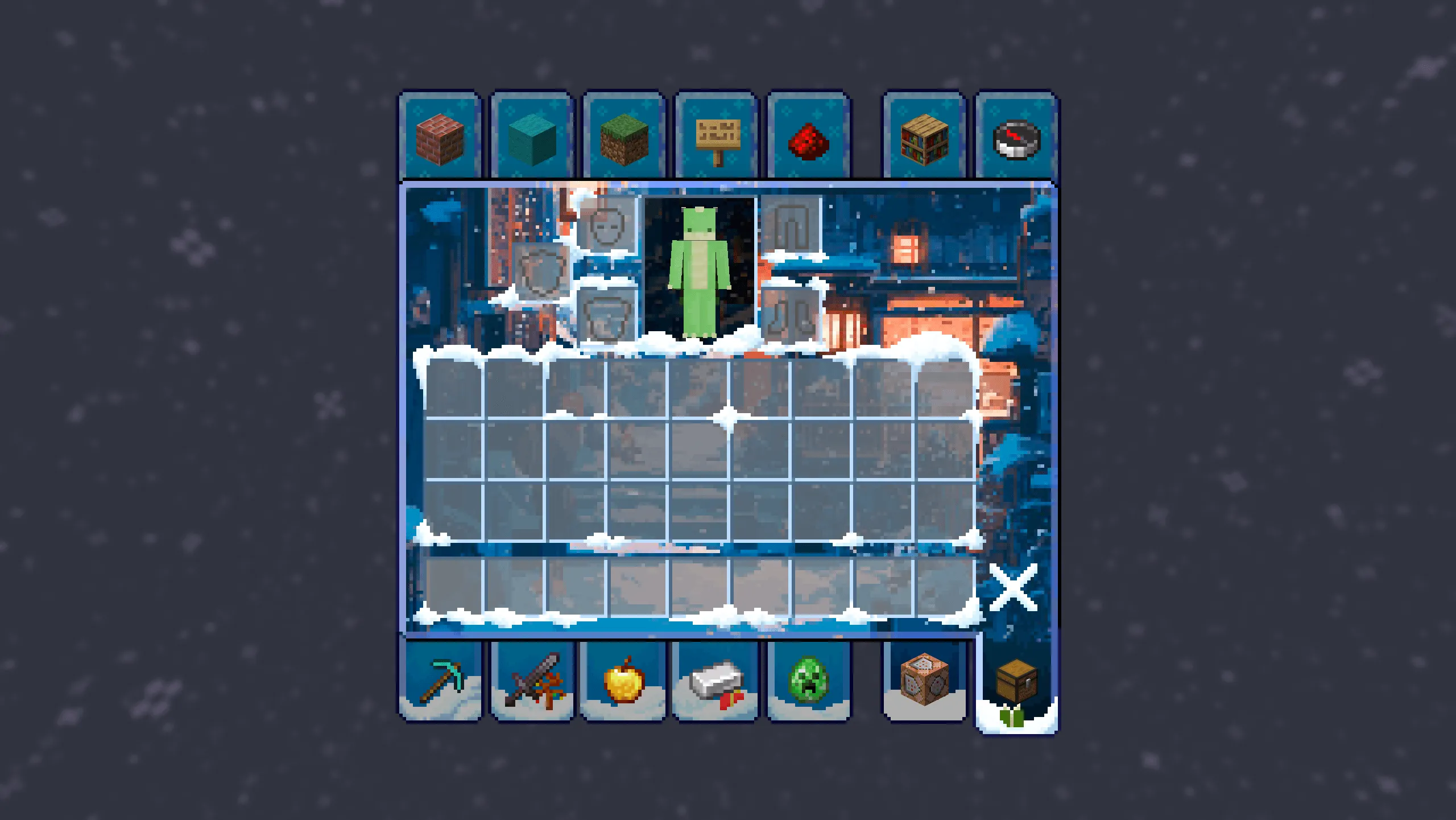 Winter GUI Pack, Текстуры, Minecraft