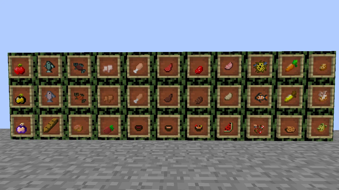 small food-comida pequeña — скриншот 1 (Текстуры, Minecraft)