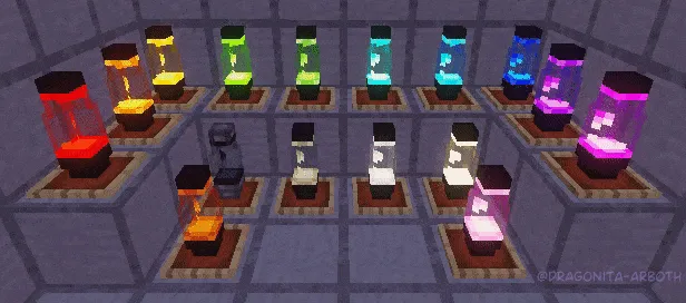 Findrek's Lava Lamps — скриншот 2 (Текстуры, Minecraft)