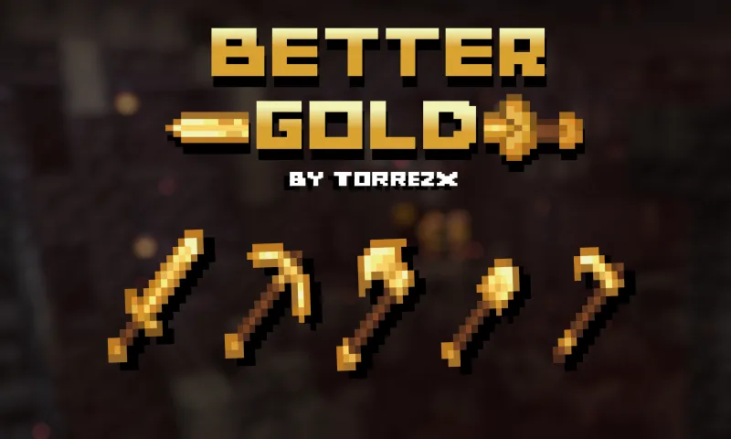 Torrezx-Better gold, Текстуры, Minecraft