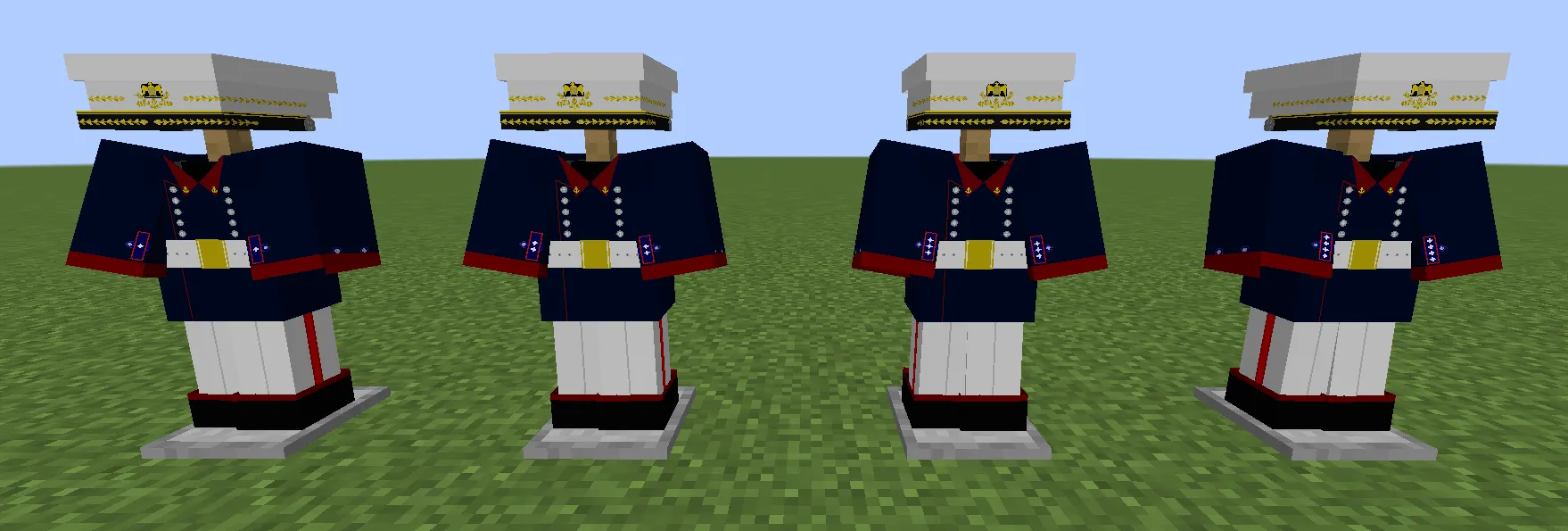 Spartacus' Navy Uniform, Моды, Minecraft