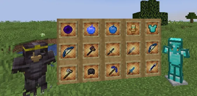 Blue theme PVP pack , Текстуры, Minecraft