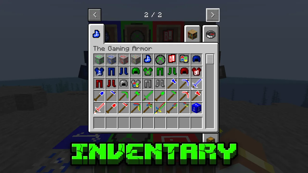 The Gaming Armor, Моды, Minecraft