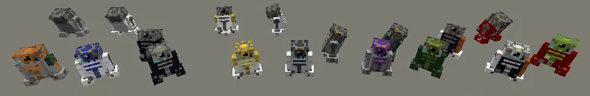 Fishy's Astromech Wolves — скриншот 9 (Текстуры, Minecraft)