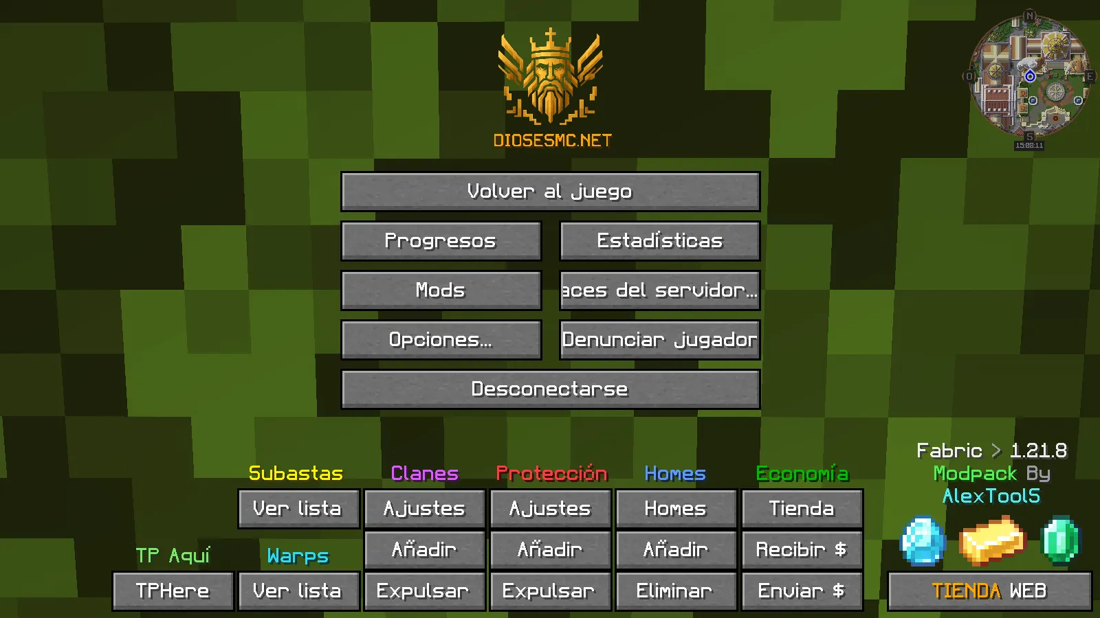 DiosesMC - Official, Модпаки, Minecraft