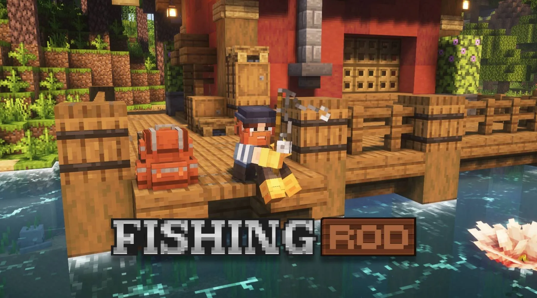 Fishing Rod 3D Reimagined — скриншот 1 (Текстуры, Minecraft)