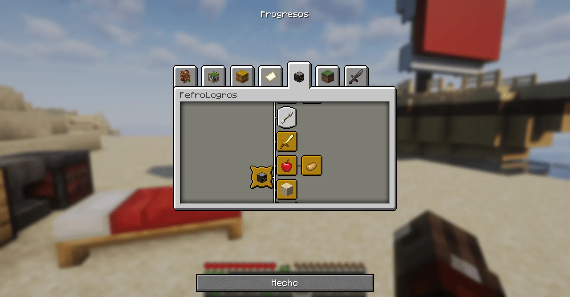 FefroAdvancement, Дата-паки, Minecraft