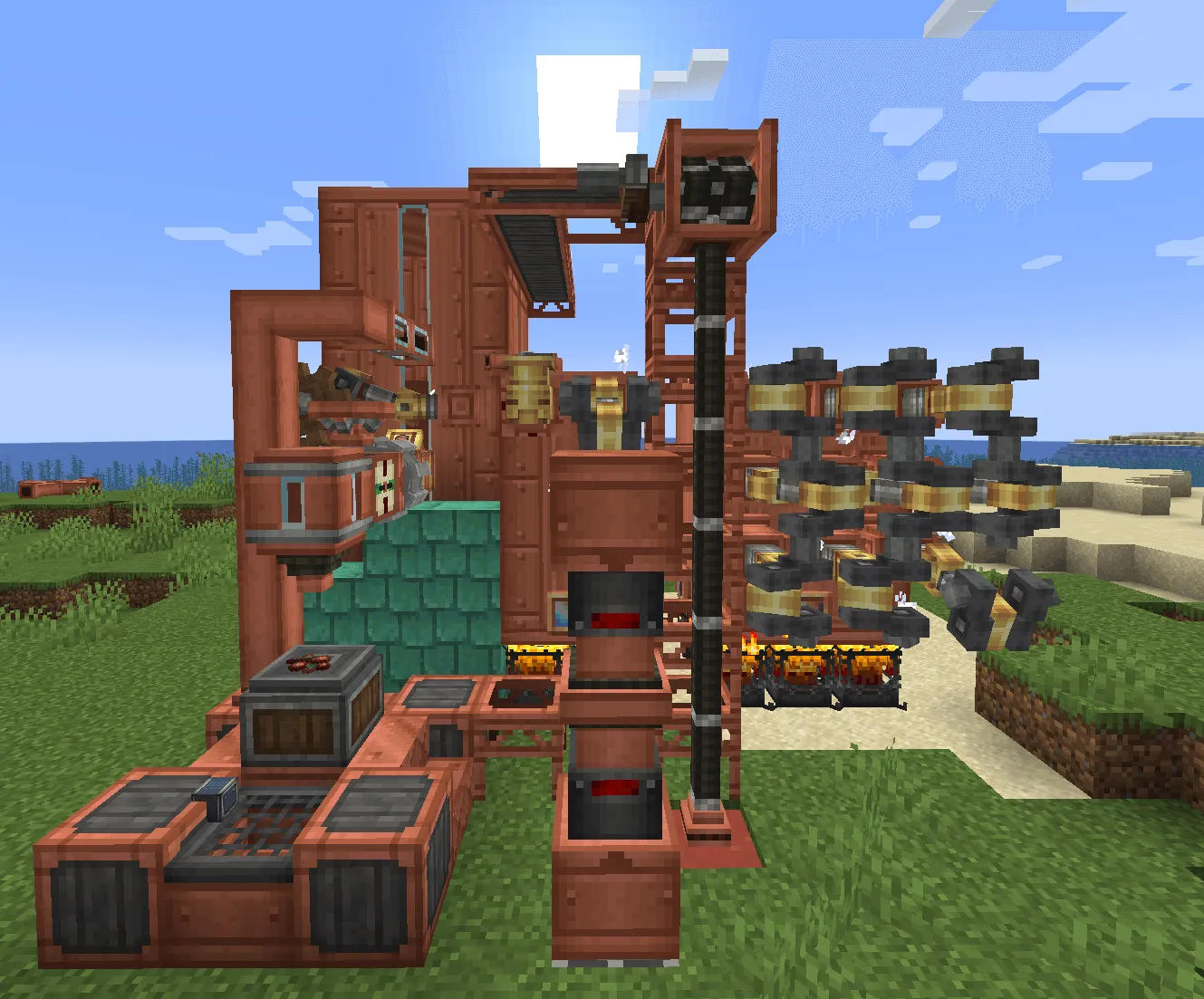 Create: New Copper Stuffs — скриншот 3 (Текстуры, Minecraft)