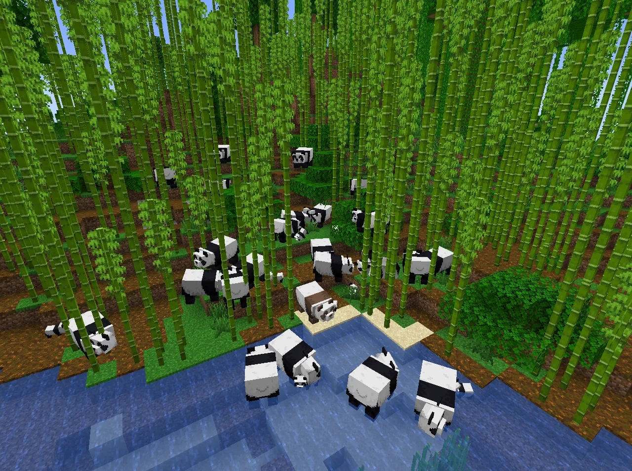 Simple Panda Personalities, Текстуры, Minecraft