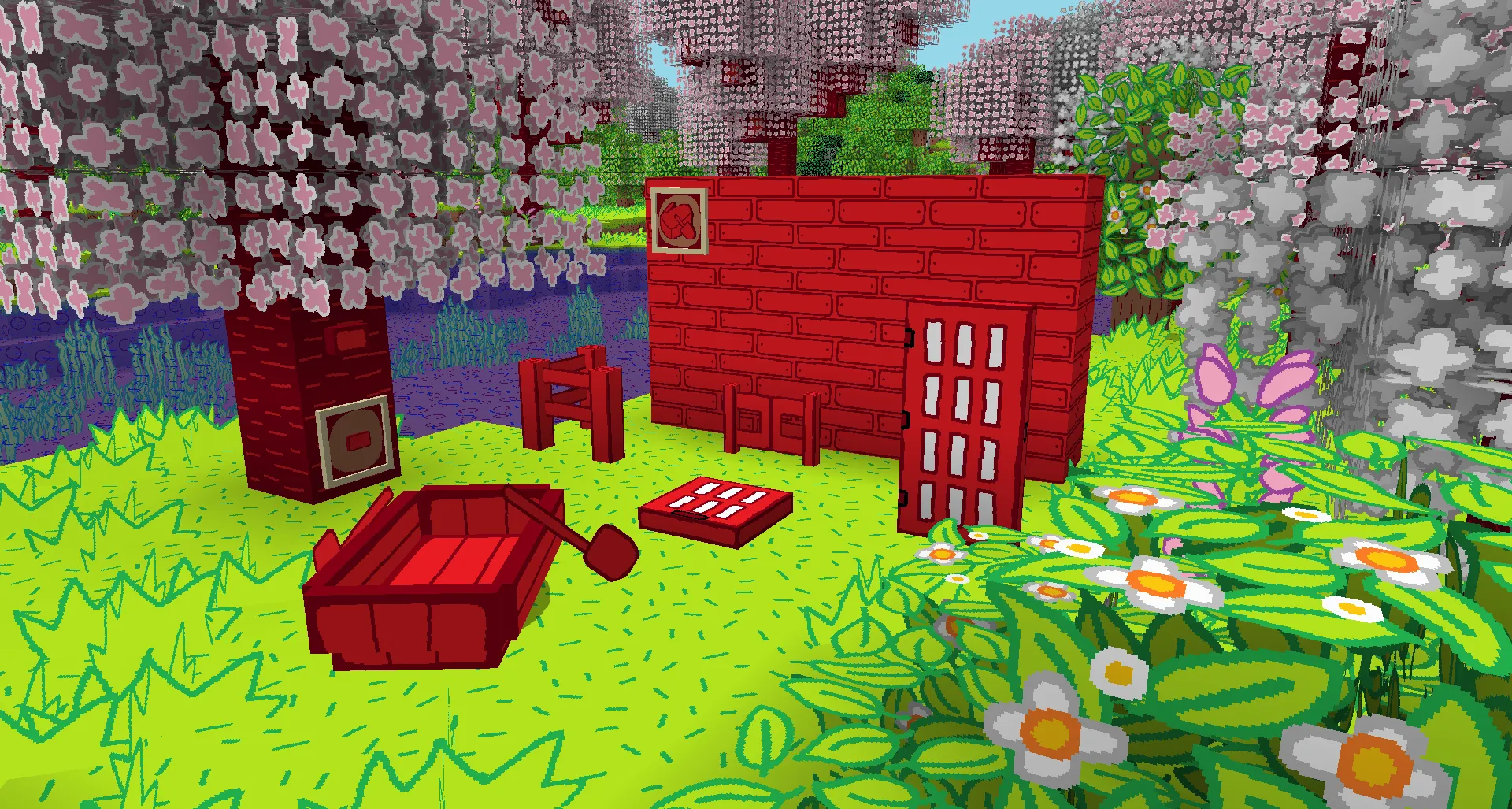 MS Painted for Biomes O' Plenty, Текстуры, Minecraft