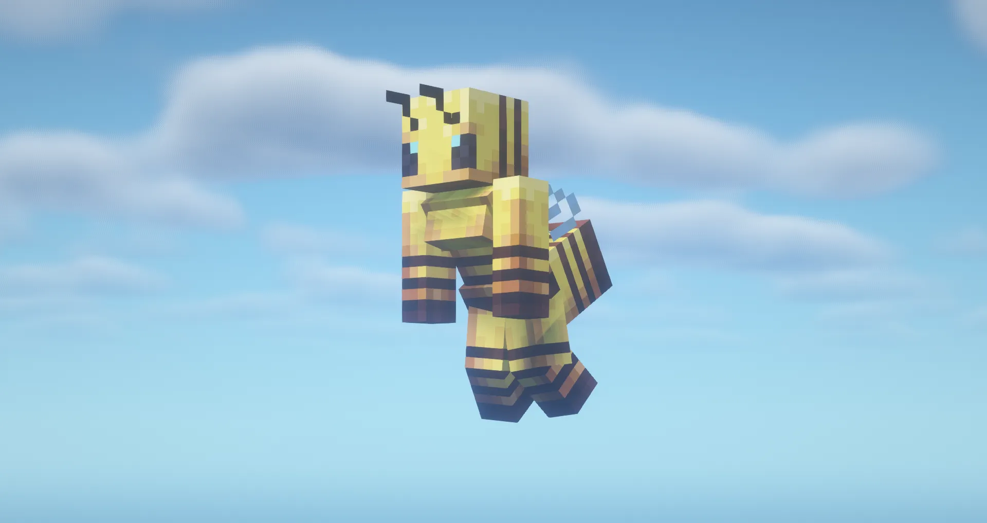 Humanoid Bee Model — скриншот 1 (Текстуры, Minecraft)