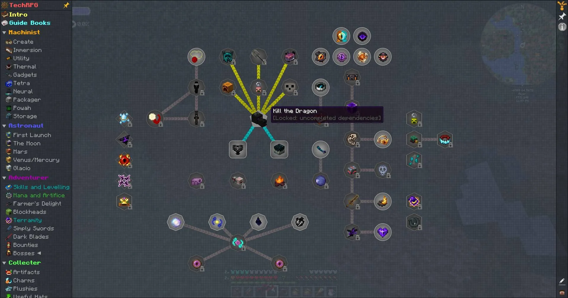 TechRPG - RPG with Tech, Magic, Create, Space Exploration, Модпаки, Minecraft