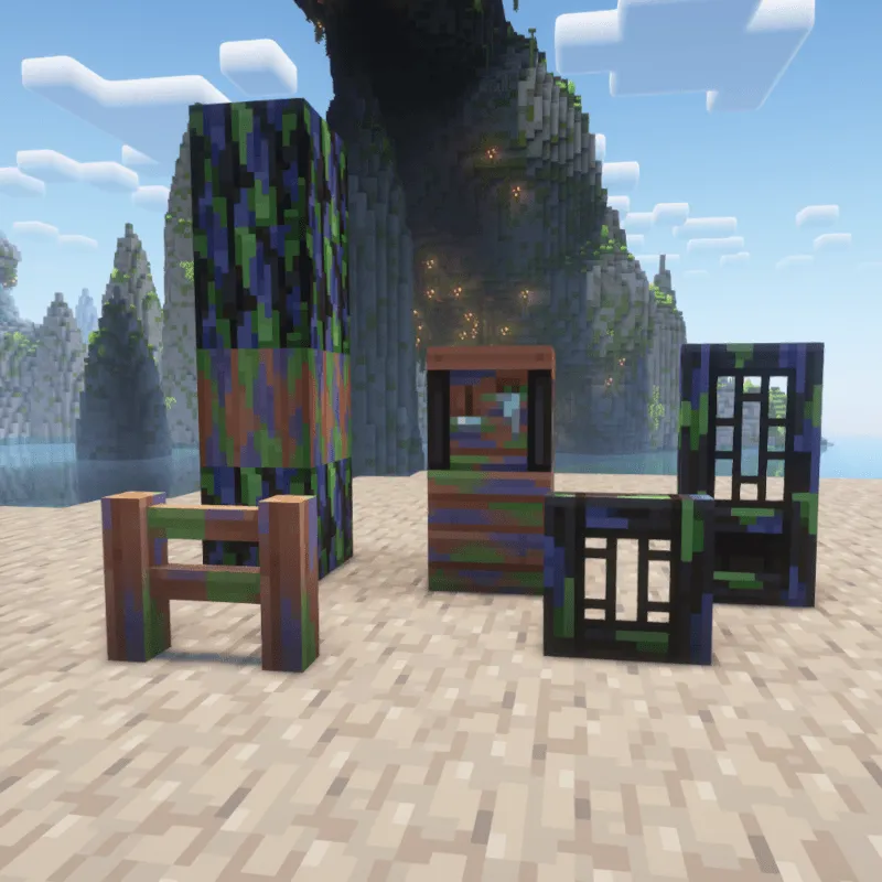 Whimscape x Oh The Biomes We've Gone — скриншот 9 (Текстуры, Minecraft)