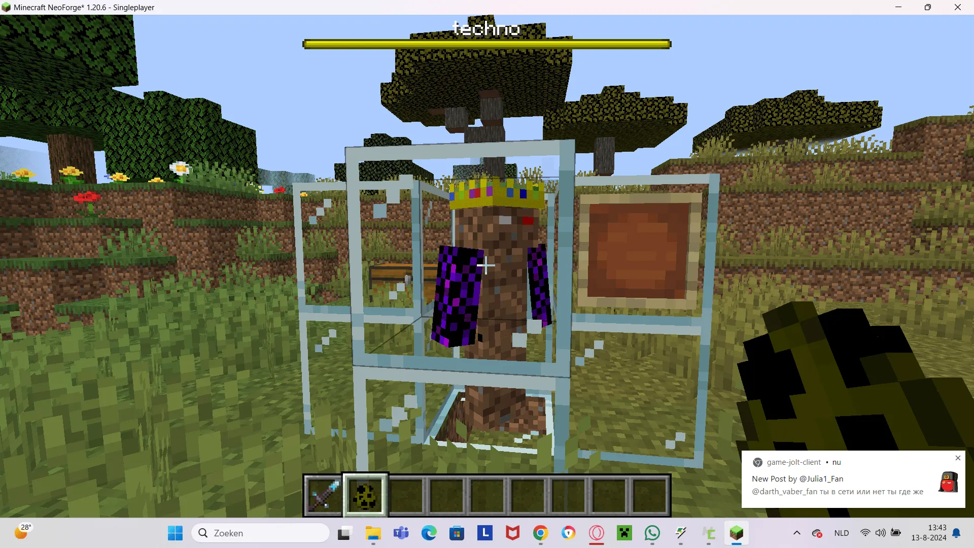 the weapons and custom mobs canceled and about to be remade, Моды, Minecraft