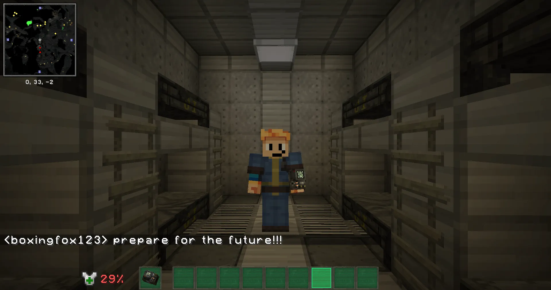 SURVIVE THE FALLOUT — скриншот 1 (Модпаки, Minecraft)