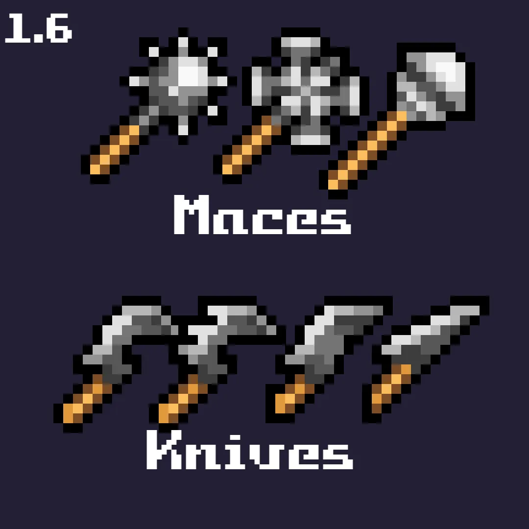 Melee Ex Machina (Weaponry & More) — скриншот 8 (Моды, Minecraft)