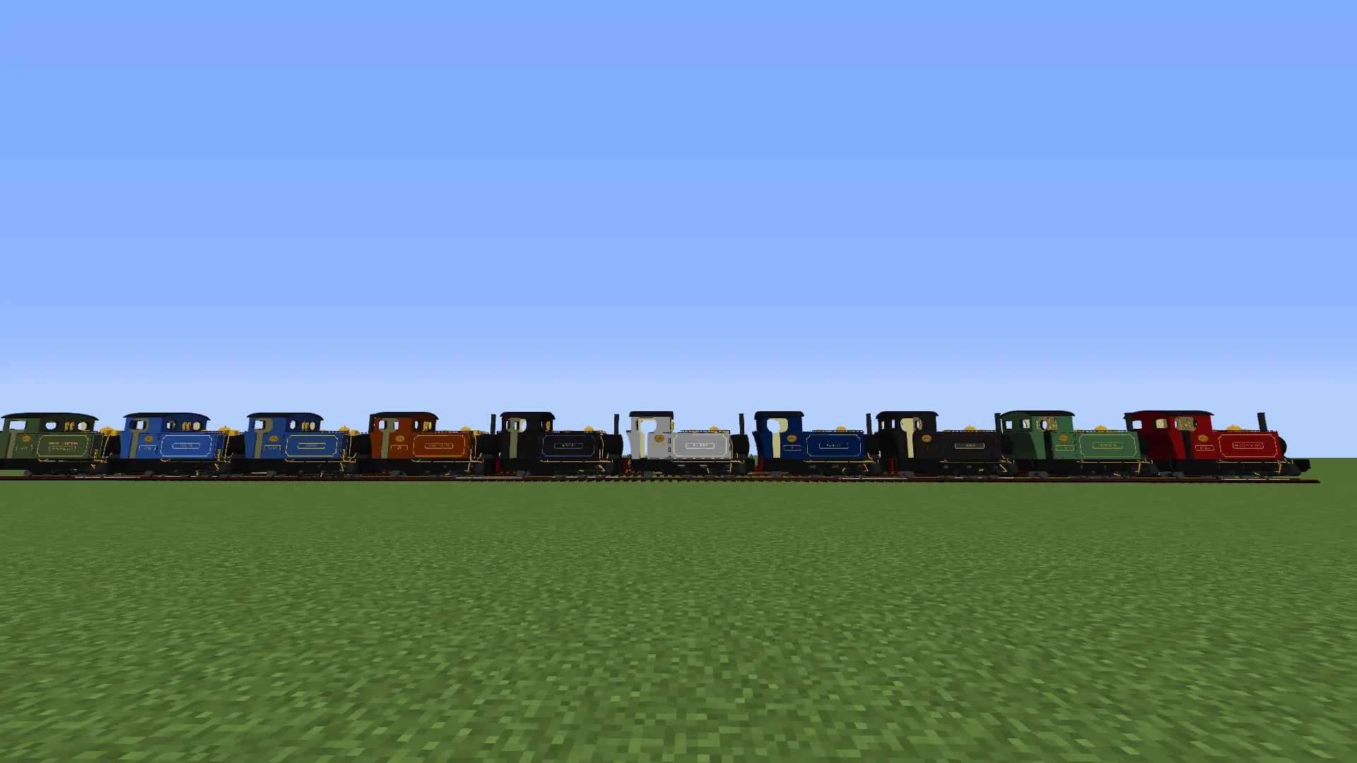 Bowmaker Fox's Narrow Gauge, Текстуры, Minecraft