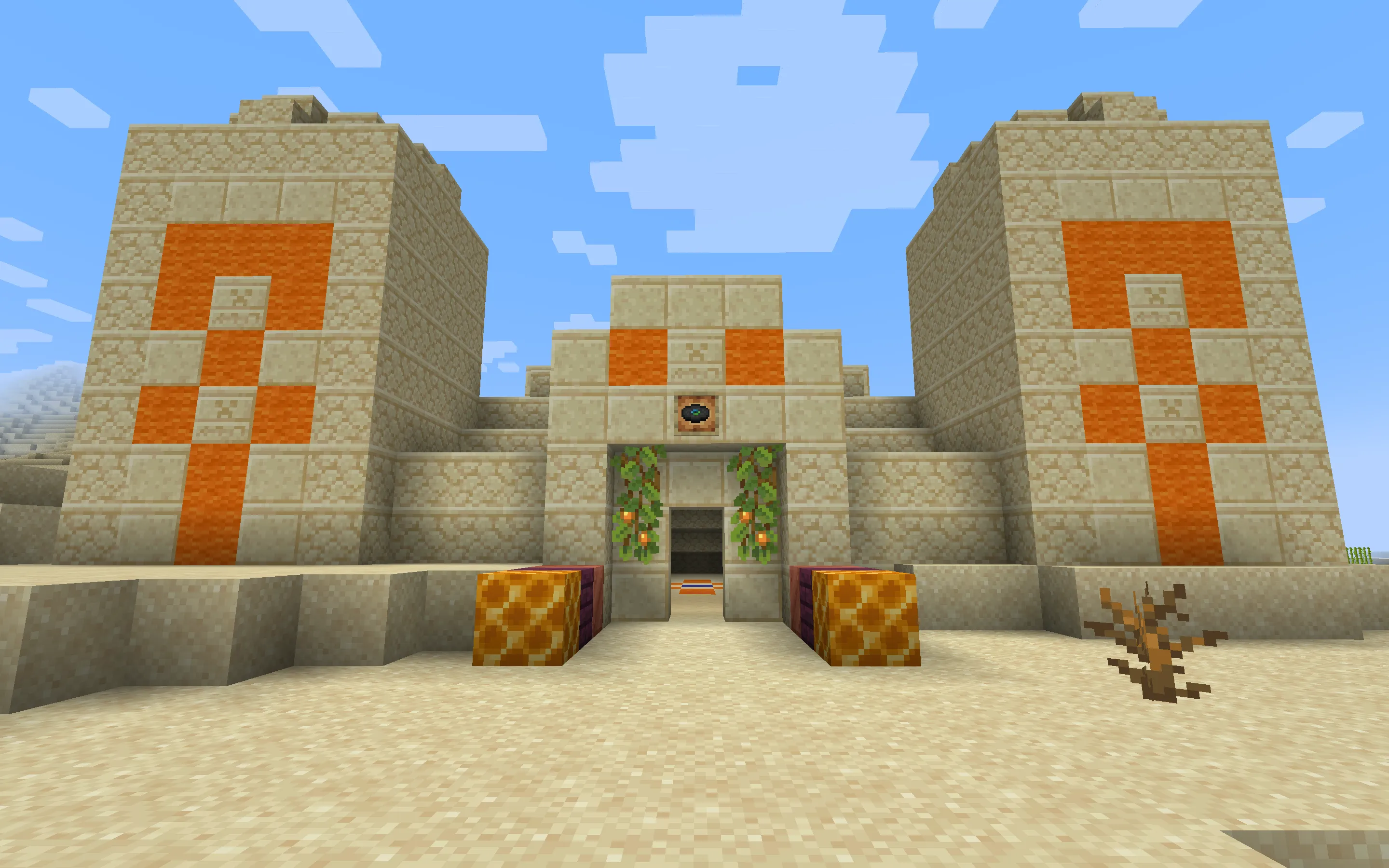 Wool Temples — скриншот 1 (Моды, Minecraft)